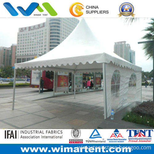 6mx6m White Aluminum PVC Pagoda Tent for Car Parking, Shade